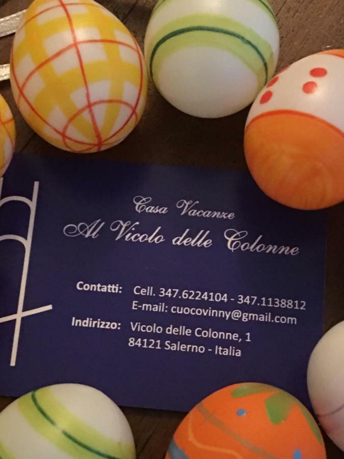 סלרנו Casa Vacanza "Al Vicolo Delle Colonne" מראה חיצוני תמונה